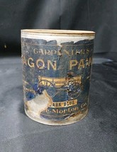 Late 1800s Wagon Paint Can Carpenter-Morton Horse Drawn Cart Graphics 19... - $34.27 CAD