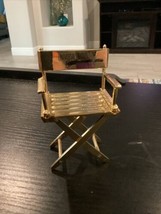 Rare Universal Studios gold magnetic paper clip director’s chair - £19.42 GBP