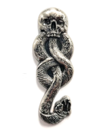 Harry Potter Dark Mark Death Eater Skull Snake Pin Wizarding World Universal WB - $27.86 CAD