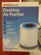 Desktop Air Purifier HEPA Style E11 Filter. Perfect For Small Rooms- White - $735.90 MXN