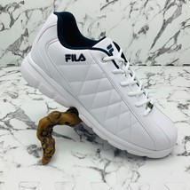 Men’s Fila Fulcrum 3 White | Navy Fashion Sneakers NWT - £76.98 GBP