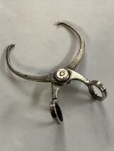 VINTAGE STERLING SILVER VICTORIAN ERA HINGED SUGAR TONGS - $69.25