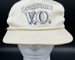 Vtg Seagrams VO Hat Whiskey Cap Cotton Rope Snapback Logo Adjustable Liquor - $12.88