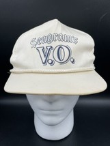 Vtg Seagrams VO Hat Whiskey Cap Cotton Rope Snapback Logo Adjustable Liquor - $12.88