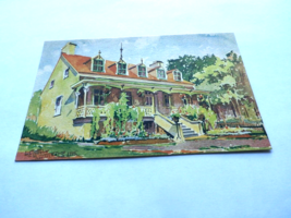POST CARD OLD 18TH CENTURY CANADIAN HOUSE NEAR CHARLESBOURG QUEBEC CANADA - £3.20 GBP