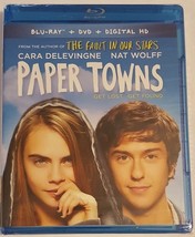 Paper Towns...Starring: Nat Wolff, Cara Delevingne (NEW Blu-ray/DVD 2-disc set) - £14.26 GBP