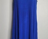 Philosophy Tank Dress Swim Cover Up Medium Blue Knit Soft Comfy Stretch - $22.99