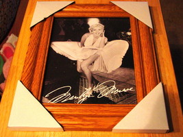 MARILYN MONROE 11X13 MDF FRAMED PICTURE POSTER #2 ( WOOD LOOK FRAME ) - £22.42 GBP