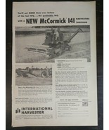 Vintage International Harvester McCormick 132 Thresher Original Ad 1221 - £5.21 GBP