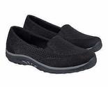 Skechers Ladies&#39; Size 10, Slip On Relaxed Fit Sneaker Shoe, Black - £28.20 GBP