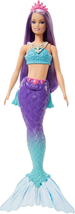 Dreamtopia Mermaid Doll (Purple Hair) with Blue &amp; Purple Ombre - £13.46 GBP