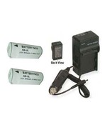 TWO 2X Batteries + Charger for Canon ELPH 520 HS 530 HS PowerShot N N2 - $26.09