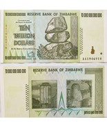 Zimbabwe 10 Trillion Dollar Bank Note, Uncirculated serial no. of my choice - £15.69 GBP