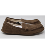 Goodfellow &amp; Co Men’s Brown Suede Faux Fur Lined Carlo Slippers Size 7 NWT - $276.85 MXN