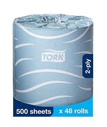 Tork Bath Tissue Roll Advanced 2-ply Biodegradable 4x3.75" 500 Sheets Ca... - $89.79