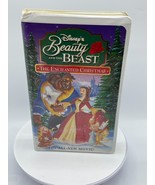 Disney&#39;s Beauty and The Beast: An Enchanted Christmas VHS, 1997 Princess... - £6.03 GBP