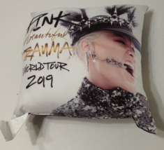 PINK Beautiful Trauma World Tour 2019 VIP Throw Pillow Decorative Portra... - $14.12