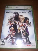 DEAD OR ALIVE 4 (Microsoft Xbox 360 2005) Case &amp; Disc, Tested &amp; Works - $11.68