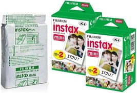 10 Sheets, 5 Packs Of Fujifilm Instax Mini Instant Film (Total: 50 Shoot... - £51.32 GBP