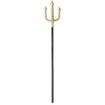 The Gothic Collection - 55&quot; Plastic Spiral Trident Costume Gold Top Blac... - $15.95