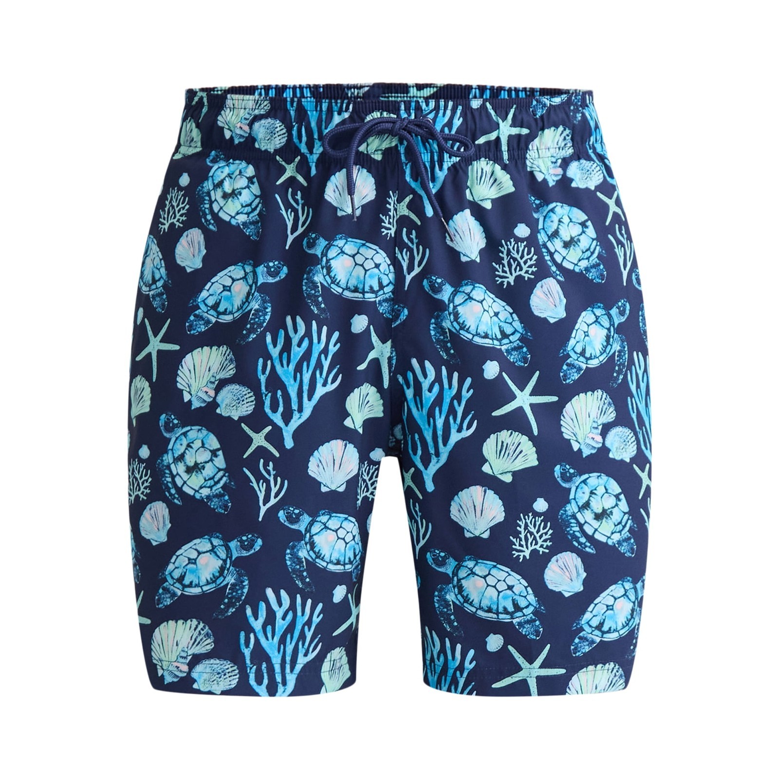 George Men's Novelty UPF 50+ Swim Trunks 7" Inseam Navy Sea Turtle 2XL (44-46) Item image 4