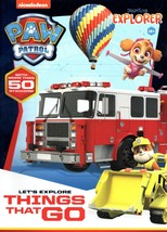 Paw Patrol - Let`s Explore Things That Go with More Than 50 Stickers Book - £5.58 GBP