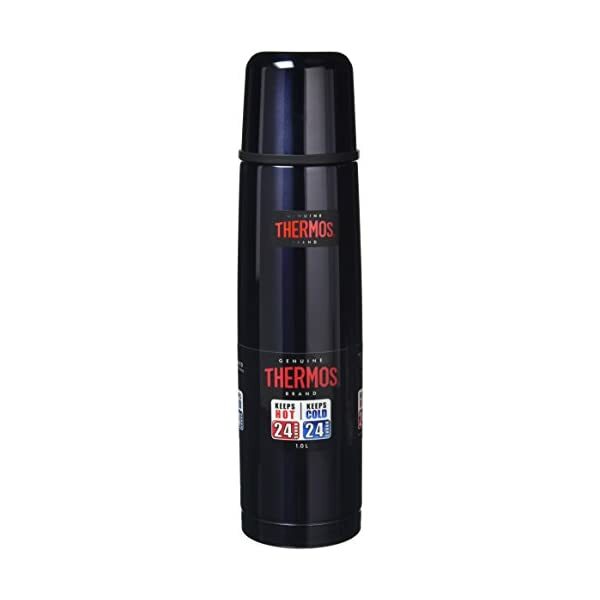 Thermos Light and Compact Stainless Steel Flask - 1.0 L, Midnight Blue  - $64.00