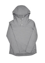 The North Face Knit Stitch Hoodie Womens S Grey Hooded Sweatshirt Henley - £22.59 GBP