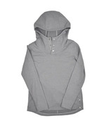 The North Face Knit Stitch Hoodie Womens S Grey Hooded Sweatshirt Henley - £22.54 GBP