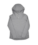 The North Face Knit Stitch Hoodie Womens S Grey Hooded Sweatshirt Henley - £21.59 GBP