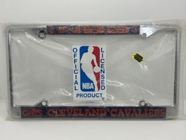 Vintage 90’s Cleveland Cavaliers Official Licensed NBA Metal License Plate Frame - £11.64 GBP