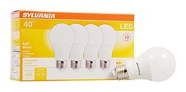 SYLVANIA LED Light Bulb, 40W Equivalent A19, Efficient 6W, Medium Base, ... - £7.69 GBP
