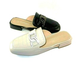 Bonavi 21V17-1 Patent Leather Slip On Loafer Mule Choose Sz/Color - £63.16 GBP