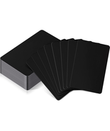 Patelai 24 Pcs Blank Metal Business Cards Thickness 0.5 Mm Aluminum Card... - £14.30 GBP