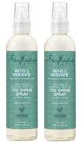2 Pack SheaMoisture Oil Shine Hair Spray for Wig and Weave w/ Tea Tree 8 oz Each - £16.51 GBP
