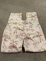 La Vie Rebecca Taylor Womens Cotton Straight Leg Denim Jeans floral Size 26 - £28.16 GBP