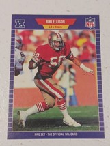 Riki Ellison San Francisco 49ers 1989 Pro Set Card #373 - £0.76 GBP