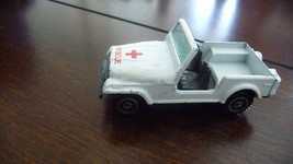Yatming? #1608 Jeep CJ-5 Rescue White Diecast Car China - £1.58 GBP