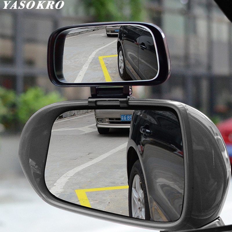 Primary image for YASOKRO Car Blind Spot Mirror Angle Mirror Adjustable Convex Rearview Mirror for