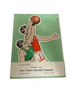 1950 PROGRAM WYOMING HIGH SCHOOL STATE BASKETBALL TOURNAMENT CLASS A DIS... - €17,28 EUR