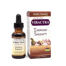 Amber NaturalZ Vibactra Immune Support Herbal Supplement for Dogs, Cats, Birds,  - £24.94 GBP+