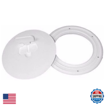 T-H Marine 6" Cam-Out Deck Plate - Polar White - Quick Release, Watertight - $48.80
