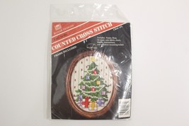 Vintage Christmas Tree Framed Cross Stitch Kit New - $4.99