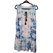 Sundance Large Tie Dye Whisper Sleeveless Dress - £20.26 GBP