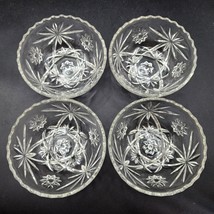 Anchor Hocking Indiana Glass Star Pattern Soup Cereal Bowl - Mid-Century Vintage - £18.21 GBP