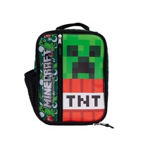 Lunch Box Bag Tote Minecraft TNT School Container BPA Free Pockets Insulated - £16.01 GBP