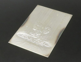925 Sterling Silver - Vintage Shiny Star Trek Collection Card - TR3088 - £153.61 GBP