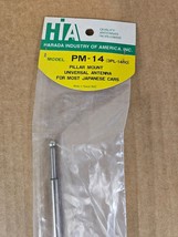 NOS Vintage Harada Antenna Am Fm radio pm-14 universal pillar mount Japa... - $37.04