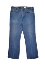 Vintage Levis 517 Boot Cut Jeans 36x29 Dark Wash Denim Cotton Blend Blac... - $24.62
