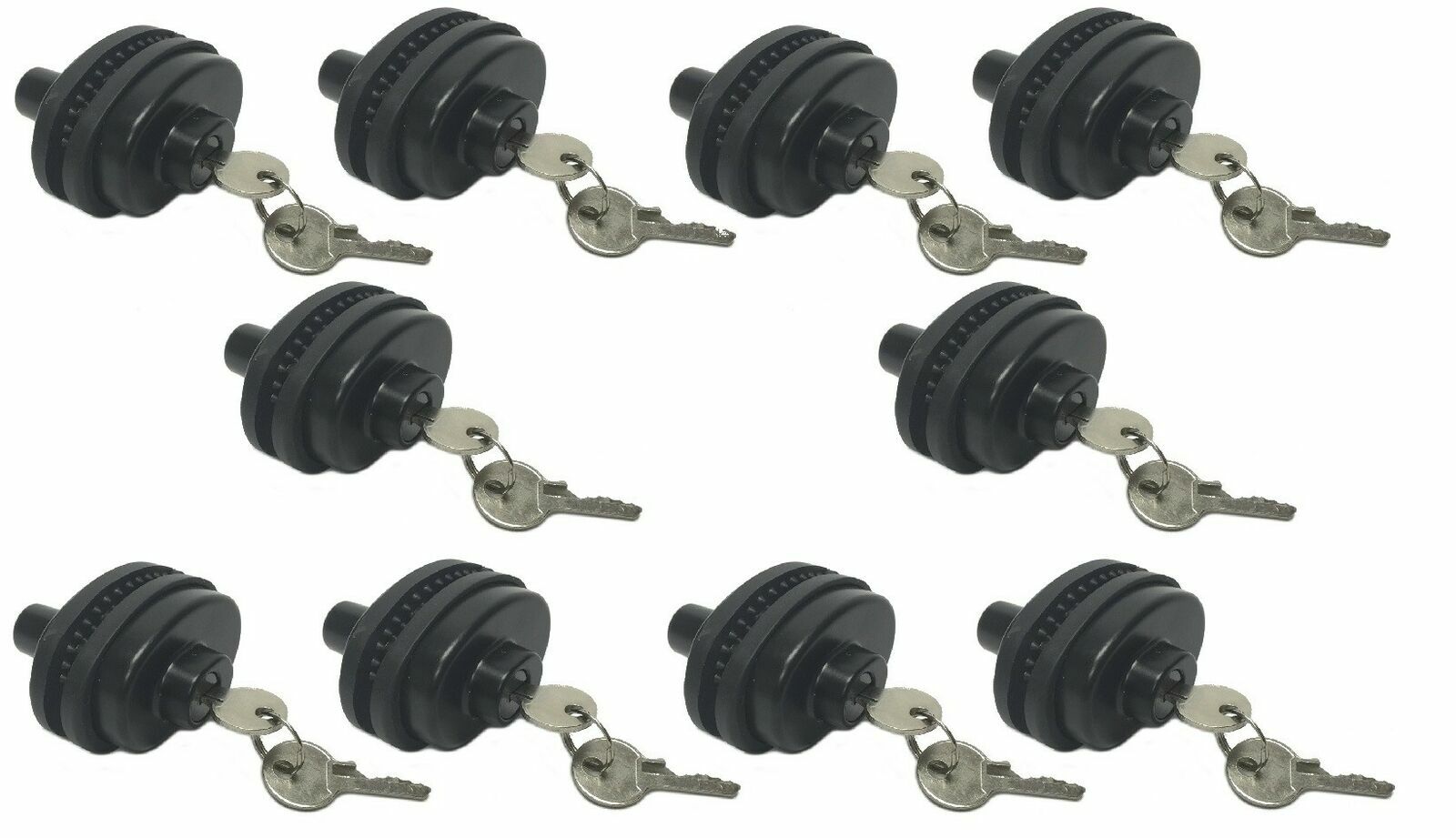 Set of 10 Keyed Alike Trigger Gun Locks Safety Universal Firearms Pistol... - $48.99